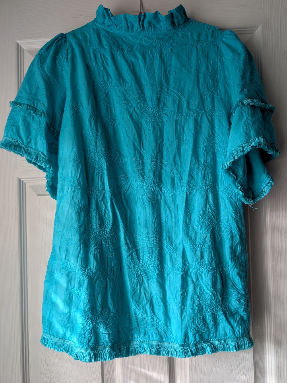 Pretty Ruffled Collar Shirt - Picture 11 of 12
